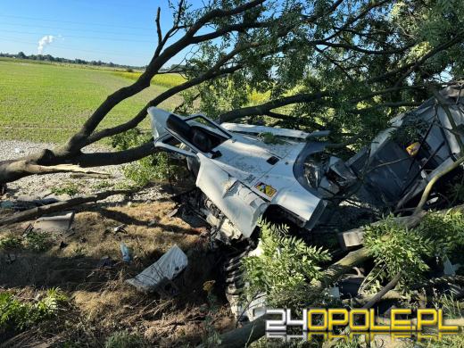 Wypadek na DK42 pod Domaszowicami. Droga zablokowana