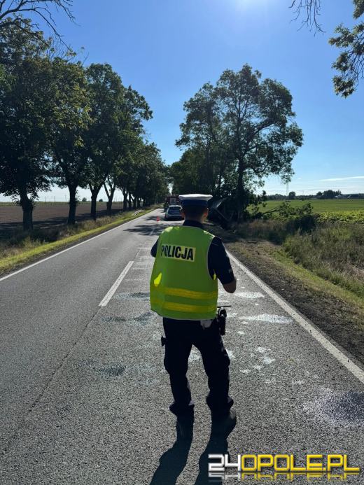 Wypadek na DK42 pod Domaszowicami. Droga zablokowana