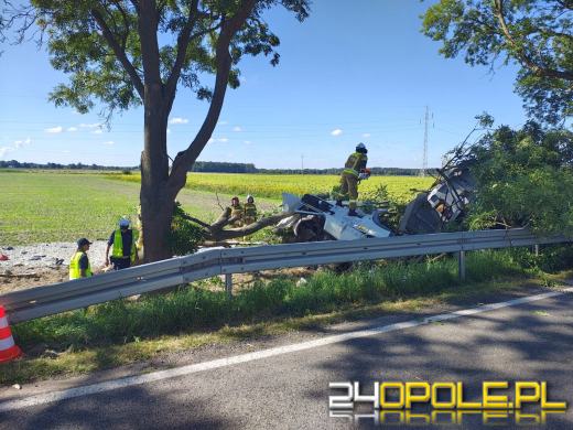 Wypadek na DK42 pod Domaszowicami. Droga zablokowana