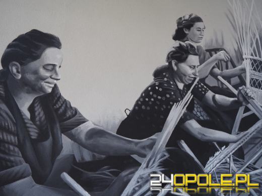 Historia na murze: nowy mural w Chróścicach przypomina o lokalnych tradycjach