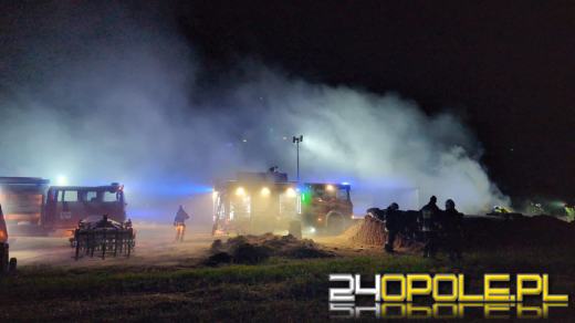 Szybka i skuteczna akcja strażaków - uratowano sprzęt rolniczy i zwierzęta