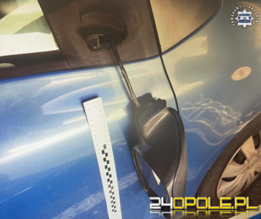 Kluczborski spacer zniszczenia - 11 aut uszkodzonych