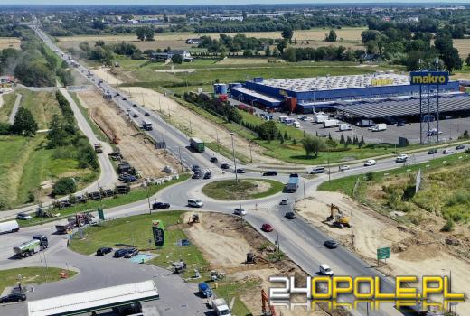 Kolejny etap prac na północnej obwodnicy Opola - zmiany na ul. Partyzanckiej