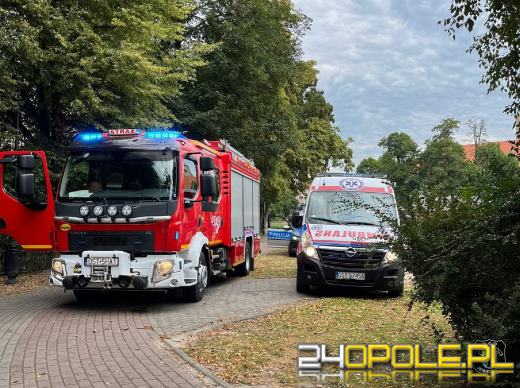 Mężczyzna utknął po pas w błocie. Akcja ratunkowa w Jemielnicy