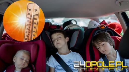 Dzieci pozostawione same w samochodzie. Interwencja świadków i policji w Strzelcach Opolskich