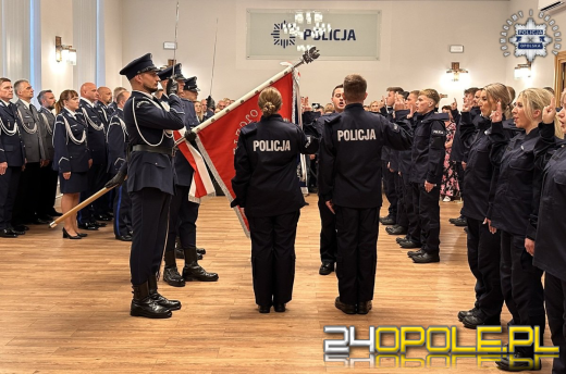 Uroczyście ślubowali! Mamy 40 nowych funkcjonariuszy w regionie