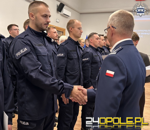 Uroczyście ślubowali! Mamy 40 nowych funkcjonariuszy w regionie