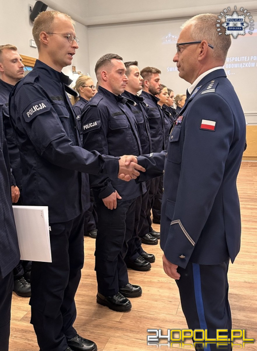 Uroczyście ślubowali! Mamy 40 nowych funkcjonariuszy w regionie