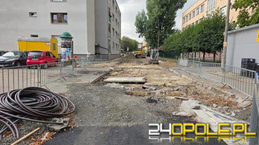 Trwają prace na Łąkowej. Utrudnienia na Spychalskiego mniejsze niż zapowiadano