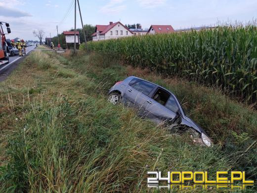 Zderzenie pojazdów na DK 40 w Łące Prudnickiej