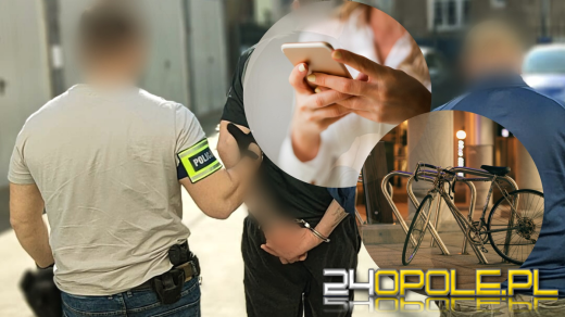 Ukradł rower, a po chwili telefon - szybko wpadł w ręce strzeleckich policjantów