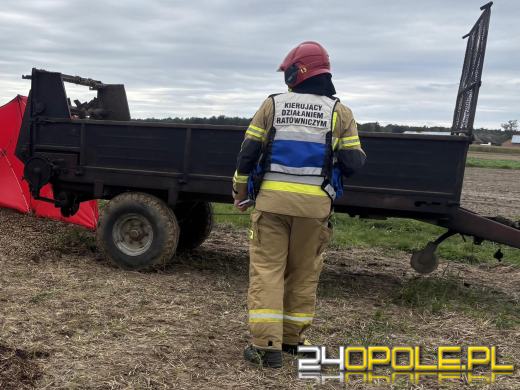 Tragiczny wypadek podczas prac polowych w Wichrowie - nie żyje mężczyzna