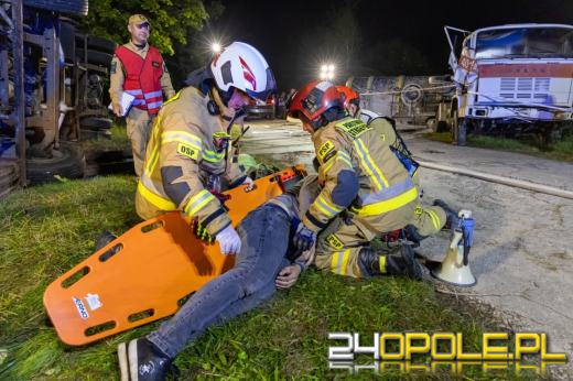 Zderzenie szynobusu z cysterną. Manewry Search & Rescue na Opolszczyźnie