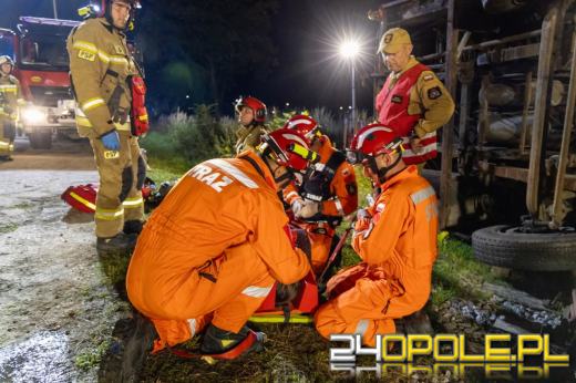 Zderzenie szynobusu z cysterną. Manewry Search & Rescue na Opolszczyźnie