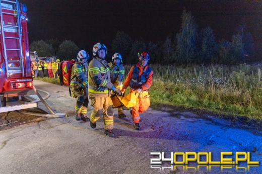 Zderzenie szynobusu z cysterną. Manewry Search & Rescue na Opolszczyźnie