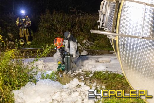 Zderzenie szynobusu z cysterną. Manewry Search & Rescue na Opolszczyźnie