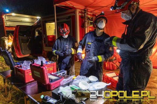 Zderzenie szynobusu z cysterną. Manewry Search & Rescue na Opolszczyźnie