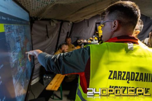 Zderzenie szynobusu z cysterną. Manewry Search & Rescue na Opolszczyźnie