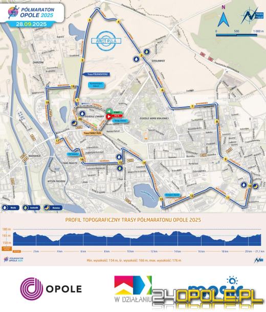 Półmaraton Opole 2025. Utrudnienia i sportowe emocje już w niedzielę