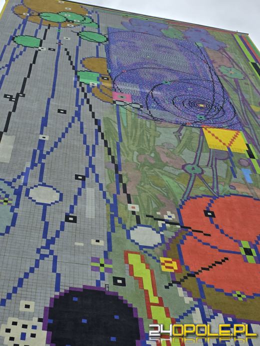 Mural Czesława Niemena na finiszu