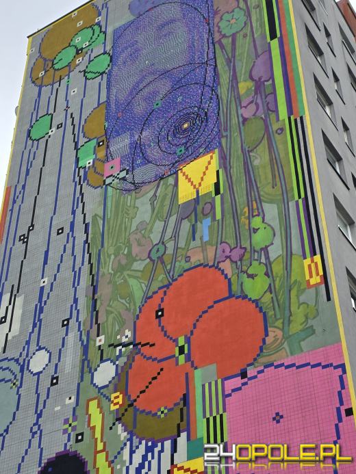 Mural Czesława Niemena na finiszu