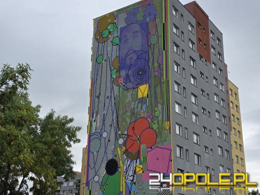 Mural Czesława Niemena na finiszu