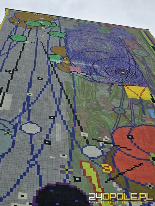 Mural Czesława Niemena na finiszu