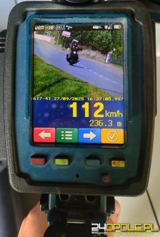 Pędził harleyem dwa razy szybciej niż pozwalają przepisy