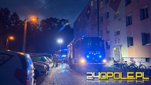 Tragiczny pożar w Tarnowie Opolskim. Nie żyje jedna osoba 