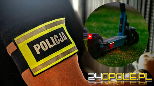 Przejażdżka kradzioną hulajnogą zakończona zarzutami