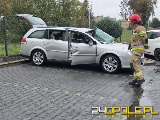 Wybuch samochodu na Oleskiej w Opolu