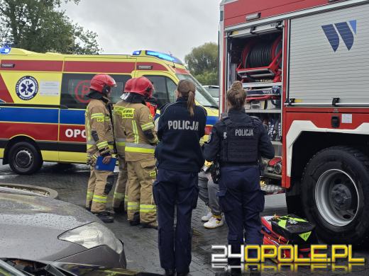 Wybuch samochodu na Oleskiej w Opolu