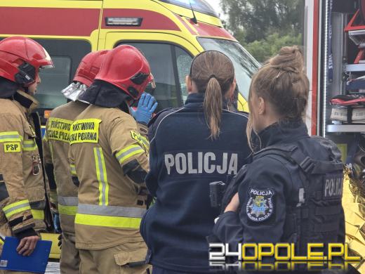 Wybuch samochodu na Oleskiej w Opolu