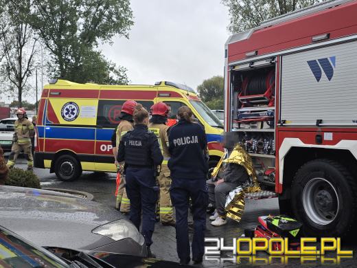 Wybuch samochodu na Oleskiej w Opolu