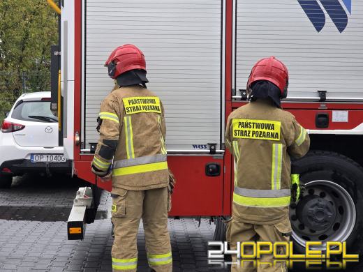 Wybuch samochodu na Oleskiej w Opolu