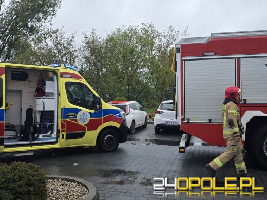 Wybuch samochodu na Oleskiej w Opolu