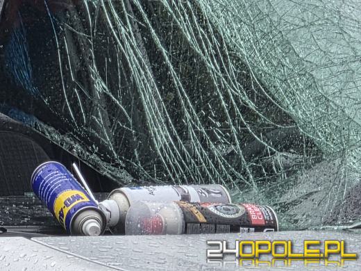 Wybuch samochodu na Oleskiej w Opolu