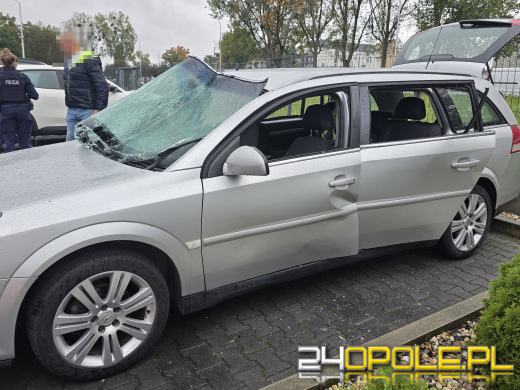 Wybuch samochodu na Oleskiej w Opolu