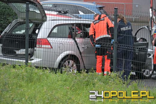 Wybuch samochodu na Oleskiej w Opolu