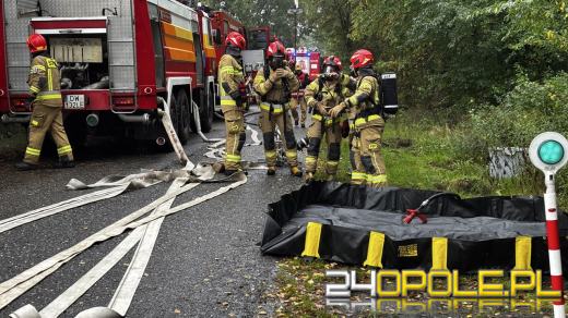 Wyciek niebezpiecznej substancji. "ICSO Chemical 2025" w Kędzierzynie-Koźlu