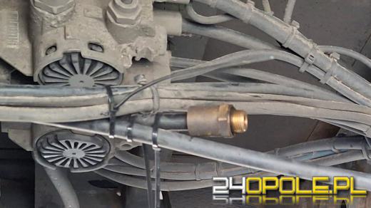 Niebezpieczna ingerencja w układ hamulcowy - kontrola pojazdu na A4