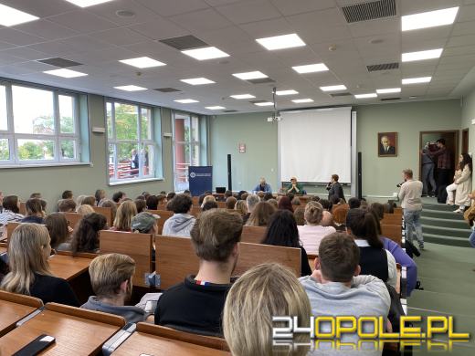 Współtwórca "1670" spotkał się ze studentami UO