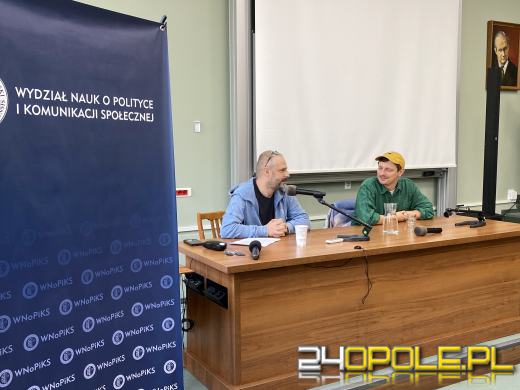 Współtwórca "1670" spotkał się ze studentami UO