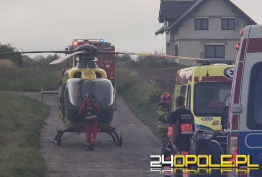 Niebezpieczny wypadek w Jędrzychowie. Pasażer quada trafił do szpitala