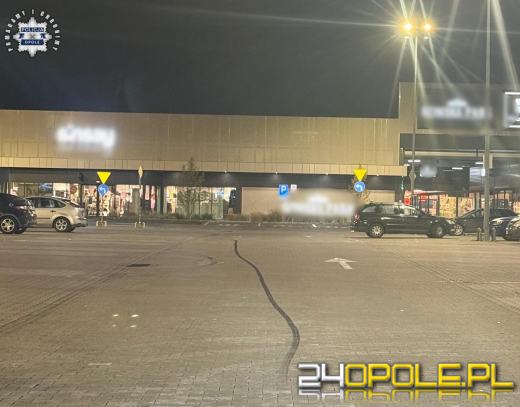 22-latek "palił gumę" na spocie w Opolu. Mandat: 8 tysięcy złotych i 15 punktów