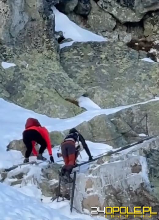 Z niemowlęciem na Rysy. Skrajnie nieodpowiedzialne zachowanie turystów