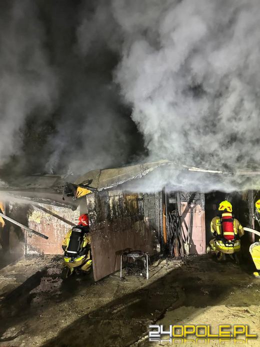 Dramat w gospodarstwie w Starym Koźlu - spłonął kurnik i samochód