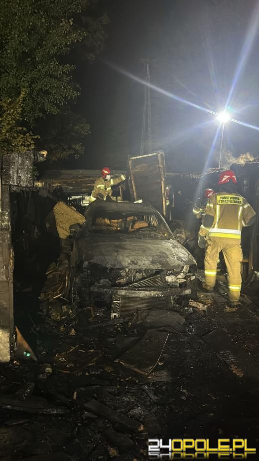 Dramat w gospodarstwie w Starym Koźlu - spłonął kurnik i samochód