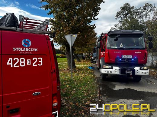 Pożar budynku jednorodzinnego w Przewozie