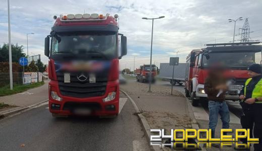 Potrącenie rowerzystki na obwodnicy Brzegu. Lądował LPR